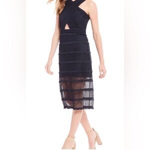 EUC Sam Edelman navy midi dress sz 8